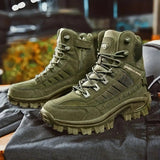 Men's Comfortable Lace-up Hiking Shoes for Outdoor Use