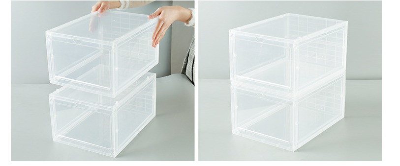 Transparent Shoe Box for Sneakers and Basketball Storage