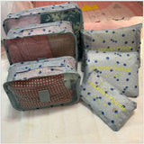 Fashionable Waterproof Travel Storage Cube Set of 6
