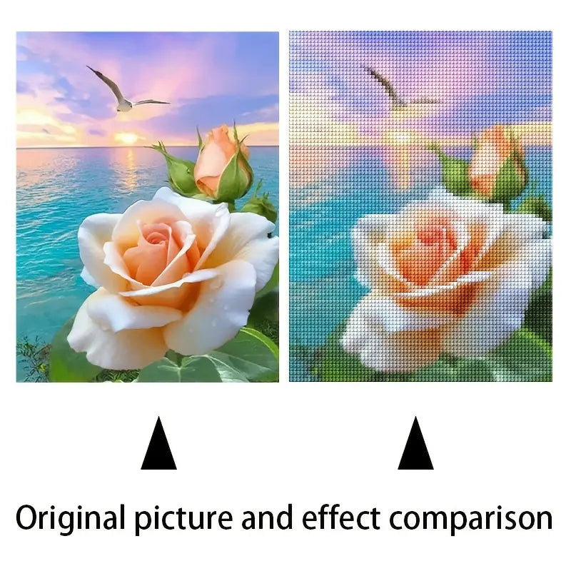 DIY 5D Diamond Painting Snow Scenic Home Decor (1pc)