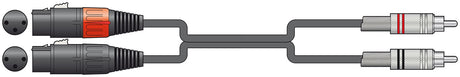 Chord Classic 2 XLRF-2RCA 6.0m 190.064UK