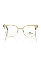 Frankie Morello Gold Metallic Women's Eyeglass Frame