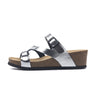 Cork Heeled Slippers for Elevated Outdoor Beach Style