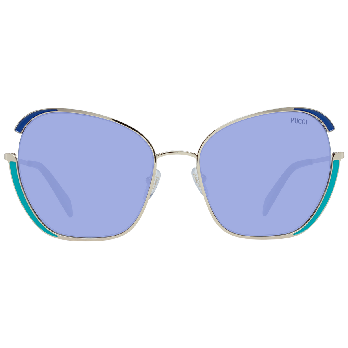 Emilio Pucci Gold Metal Sunglasses