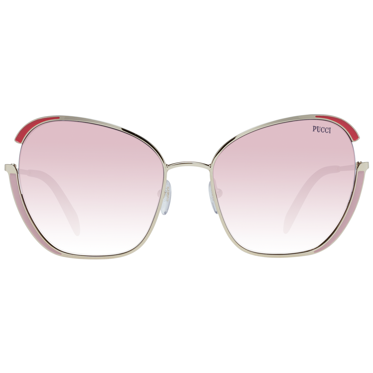 Emilio Pucci Gold Metal Sunglasses