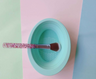 Folding Silicone Makeup Brush Washing Bowl (Single)