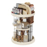 360 Rotating Makeup Organizer for Vanity - 6 Tier Adjustable Spinning Bathroom Counter Cosmetic Display Cases and Makeup Holder for PaletteEyeshadowBrushCologne OrganizerBeige