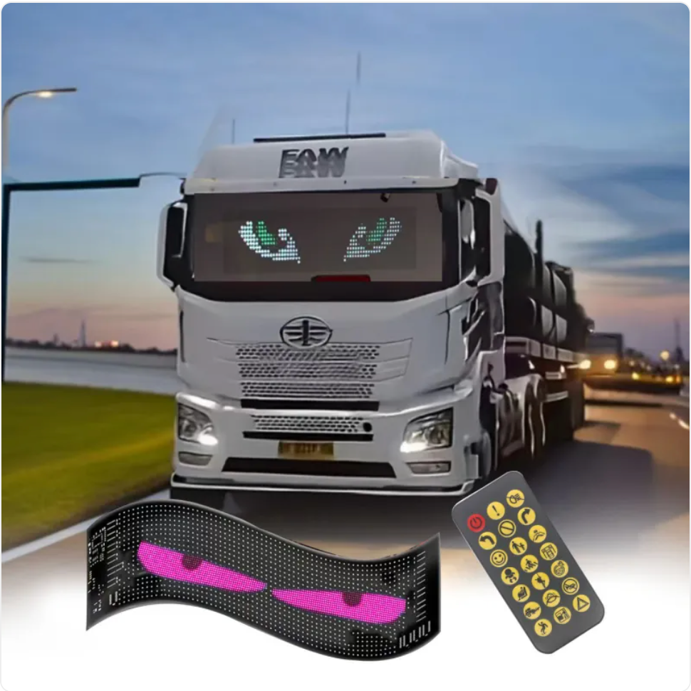 USB Car Bluetooth Smart Screen with Flexible Full Color Display