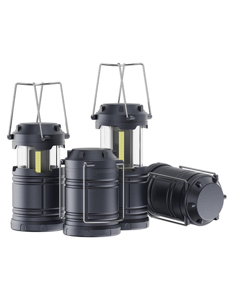 Lichamp Led Lantern Camping Light 4 Pack Battery Operated Lanterns for Power Outages Indoor Emergency Outdoor Camping Hiking Kit J004GY