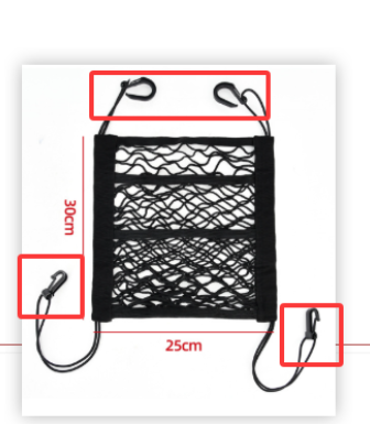 Multi-Function Car Storage Bag for Seat Back