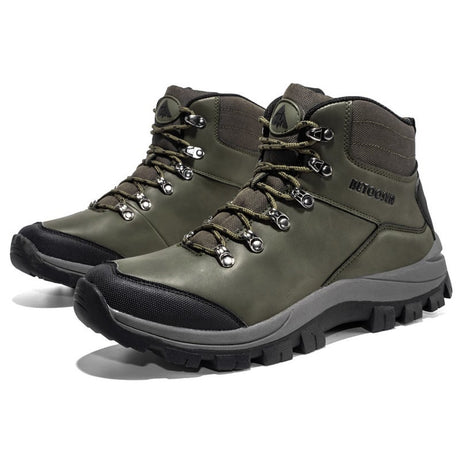 High-Top Waterproof Non-Slip Hiking Shoes