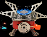 Portable Square Camping Stove for Outdoor Use