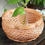 Woven Storage Basket - Round Organizer Basket