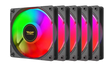 Armaggeddon Gaming Cooling Fan Set 5pcs CHROMA KIT 3000 Black