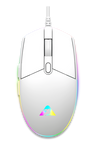 Armaggeddon Gaming Mouse Wired 12800CPI Silent RAVEN III SIGMA STEALTH White