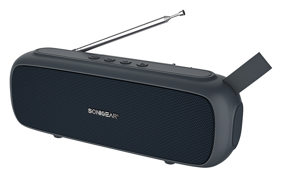 SonicGear Portable Speaker BT/FM/USB/SD P8000 Super Graphite