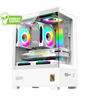 Armaggeddon Gaming Case M-ATX AQUARON NEMO White (3x Chroma Fans & 250W 80+ PSU)