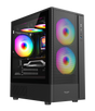 Armaggeddon Gaming Case M-ATX AQUARON NEMO 3 Black (5x RGB Fans & 250W 80+ PSU)