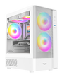 Armaggeddon Gaming Case M-ATX AQUARON NEMO 3 White (5x RGB Fans & 250W 80+ PSU)