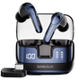 SonicGear Earphones Bluetooth & USB-C Dongle for PC EarPump XP2 Obsidian