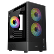 Armaggeddon Gaming Case M-ATX DEEPFREEZE DUPLEX 2 Black 3x ARGB Fans