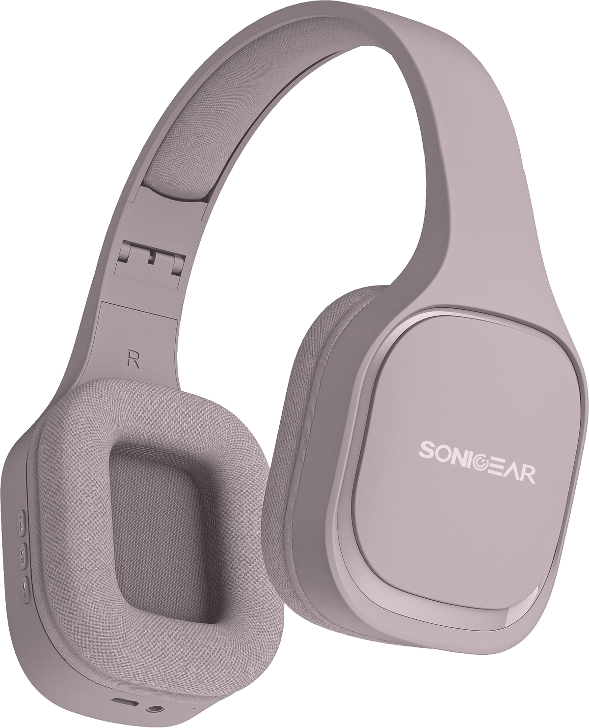 SonicGear Headphones Bluetooth Fabric + Foldable AIRPHONE 7 Mauve