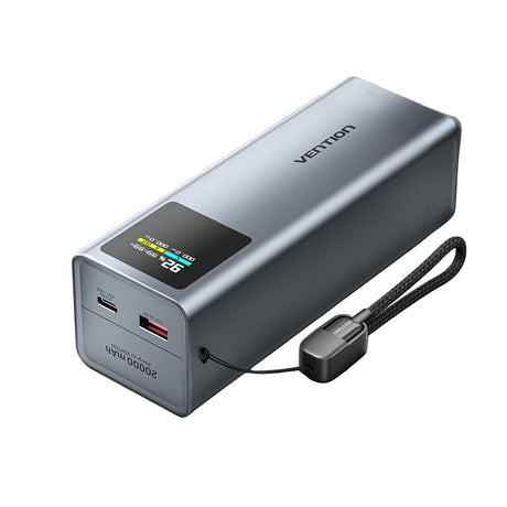 Vention Powerbank 20000mAh 100W 2xUSB-C 1xUSB-A TFT Display +100W Cable FKCH0