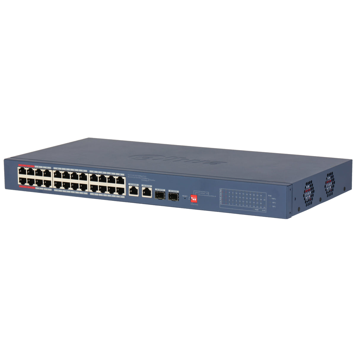 Dahua PoE Switch 24ports+2UP+2SFP 240W Cloud Managed CS4226-24ET-240