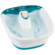 Homedics FS-55 Bubble Mate Foot Spa + Keep Warm Hydro Massager with Toe Touch Control & Removable Pumice Stone