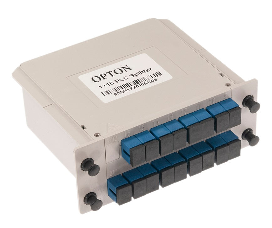 Opton PLC Fiber Splitter Cassette 1x16 SC/UPC