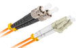 Lanberg Fiber Patch Cord ST/UPC-LC/UPC MM 50/125 Duplex OM2 LSZH 5.0m