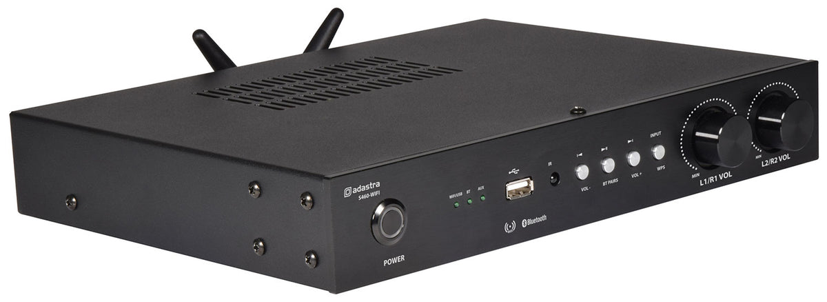 Adastra S460-WIFI Amplifier WIFI/BT/USB 4x30W@8ohm 103.146UK