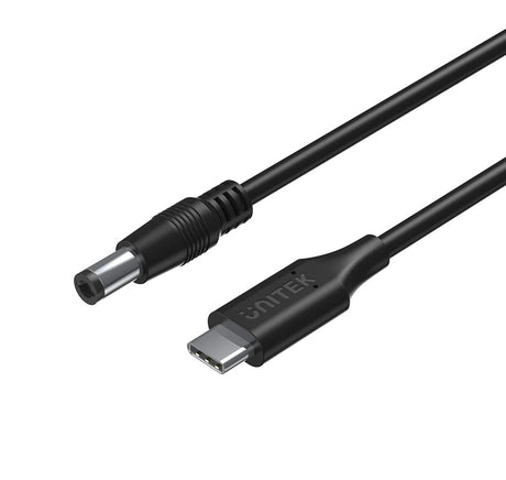 Unitek USB-C to DC Cable 1.8m 65W for Toshiba-Asus 5.5x2.5mm C14116BK