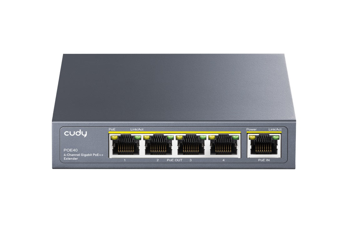 Cudy POE40 4-Channel Gigabit POE+ Extender 60W