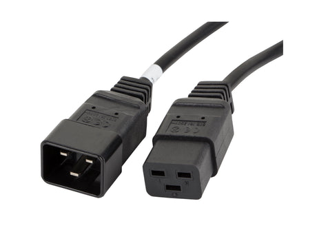 Lanberg IEC C19 to C20 Heavy Duty Cable VDE 1.8m