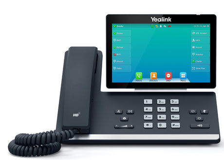 Yealink IP Phone Desktop PoE 7'' Gigabit, Color Touch Screen, USB, Expansion, Bluetooth & Wi-Fi T57W