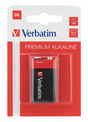 Verbatim Alkaline 9V 1pc Batteries