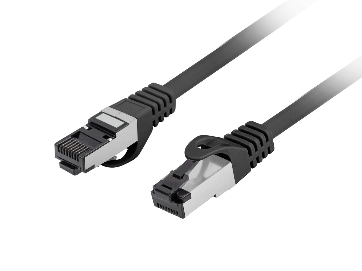 Lanberg Patch Cable CAT8.1 S/FTP CU LSZH 1.0m Black