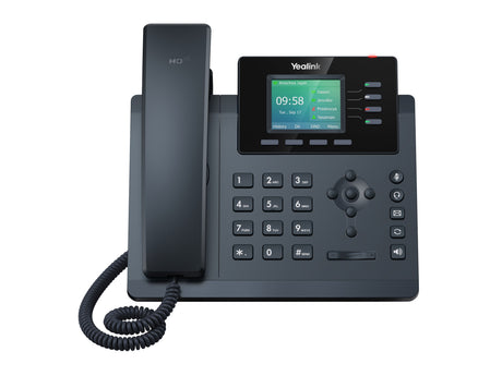 Yealink IP Phone Desktop PoE 2.4'' Gigabit, Color Screen, USB & Wi-Fi T34W without Power Supply