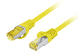 Lanberg Patch Cable CAT.6A S/FTP CU LSZH 0.5m Yellow