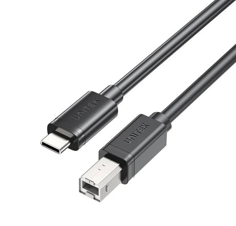 Unitek USB-C 2.0 to USB-B Printer Cable 2.0m