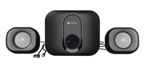Natec PC Speakers 2.1 USB Powered 3.5mm 11W RMS Black PUG