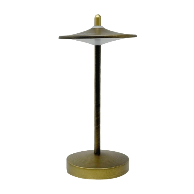 KELU SAKE USB-C Rechargeable IP44 Aluminium Lamp 130LM Bronze