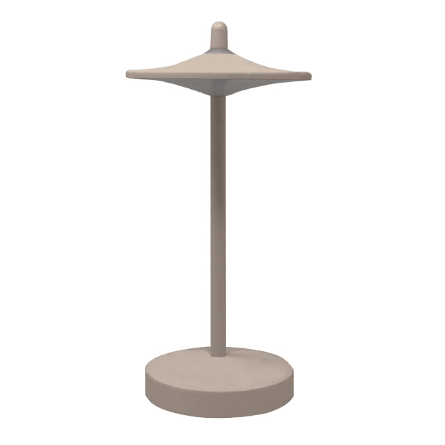 KELU SAKE USB-C Rechargeable IP44 Aluminium Lamp 130LM Sand