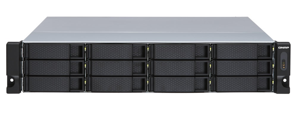 QNAP 12-Bay Rackmount JBOD Storage Enclosure with Redundant PSU TL-R1200S-RP