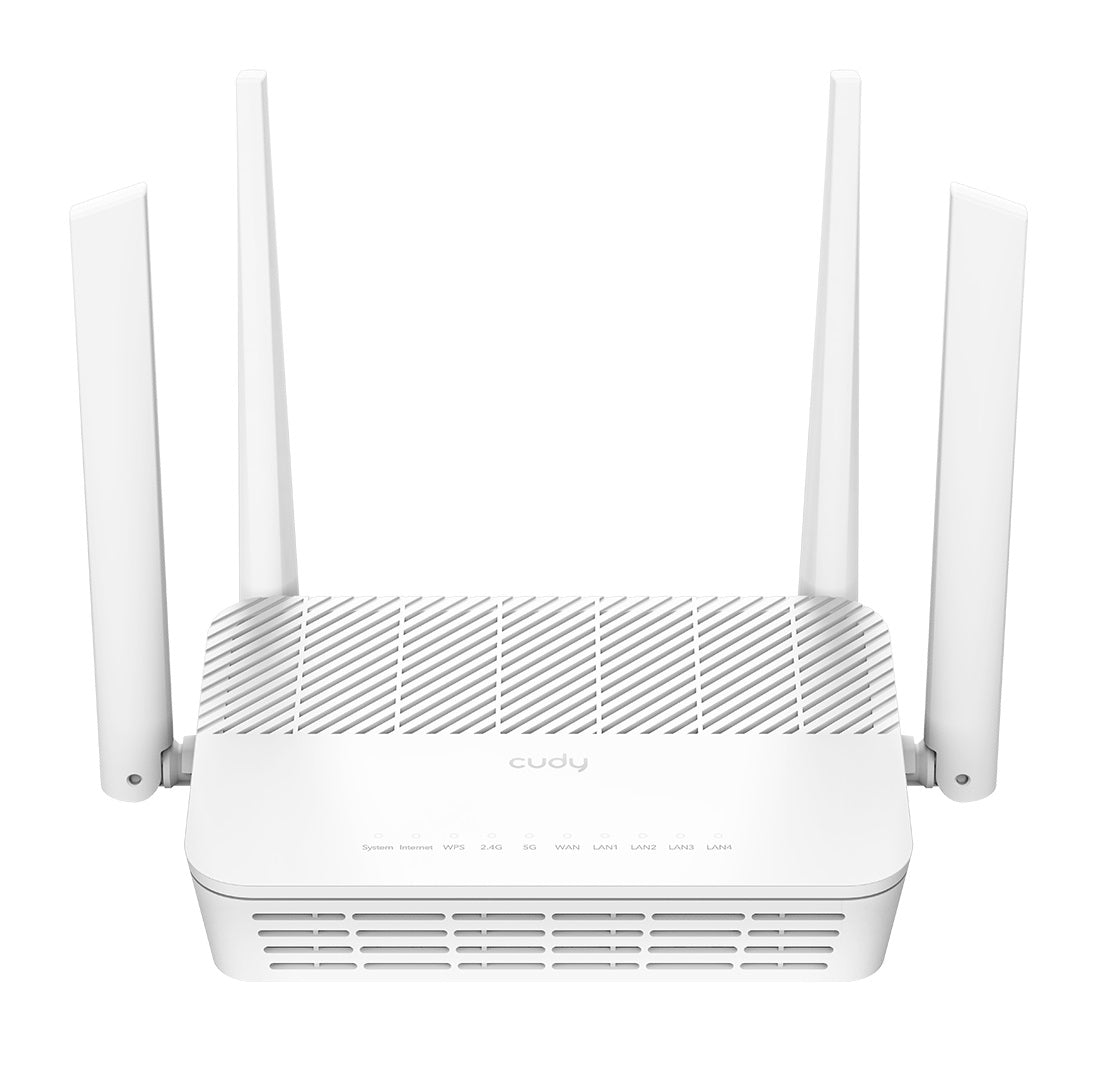 Cudy Router AX3000 Dual Band 2.5G Wi-Fi 6 Mesh VPN WR3000H