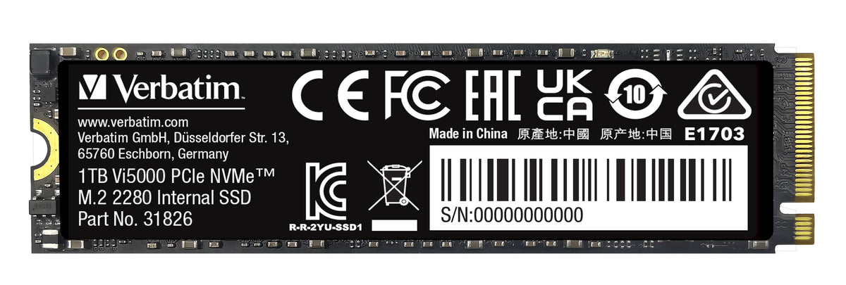 Verbatim SSD NVME M2 Gen4 1TB VI5000