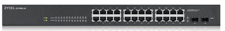 Zyxel Switch Gigabit Ethernet Managed 24-Port + 2SFP GS1900-24 UK Plug