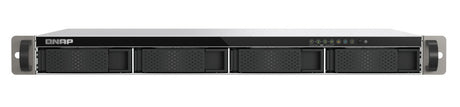 QNAP NAS 4-Bay Rackmount Short-Depth ARM Quad-Core, 4GB RAM, Dual 2.5GbE Ports & USB 3.2 TS-433eU