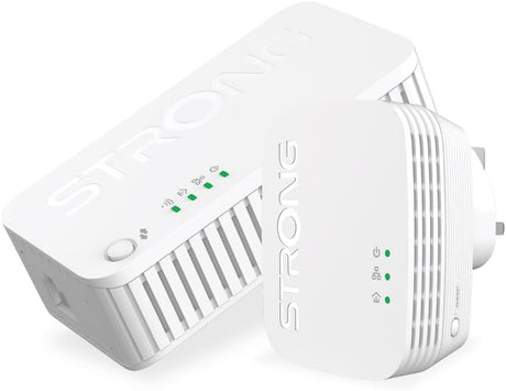 Strong Powerline Kit A1000 Mini 1000Mbps WI-Fi 1200Mbps UK POWERWF1000DUOMINIUK